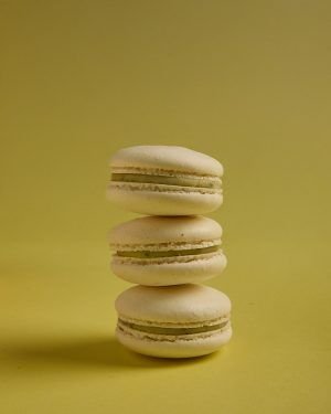 Macarons de queso azul