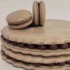 Torta macaron de chocolate bitter