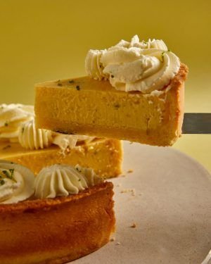 Alternative view of key Lime Pie